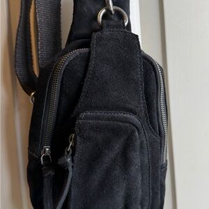 Free people Hudson Suede Sling Bag